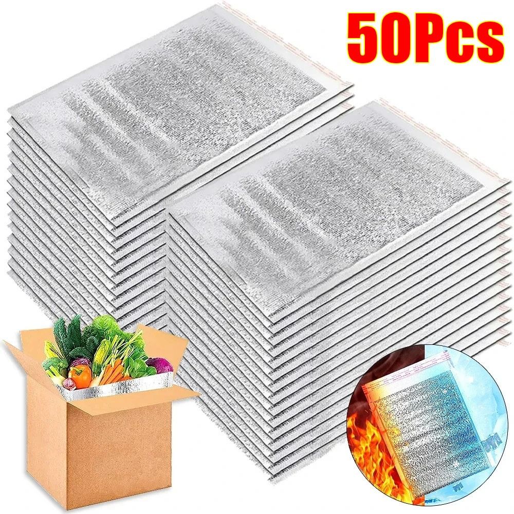 Food Snacks Delivery - Aluminum Foil Cooler Bag Insulation Folding