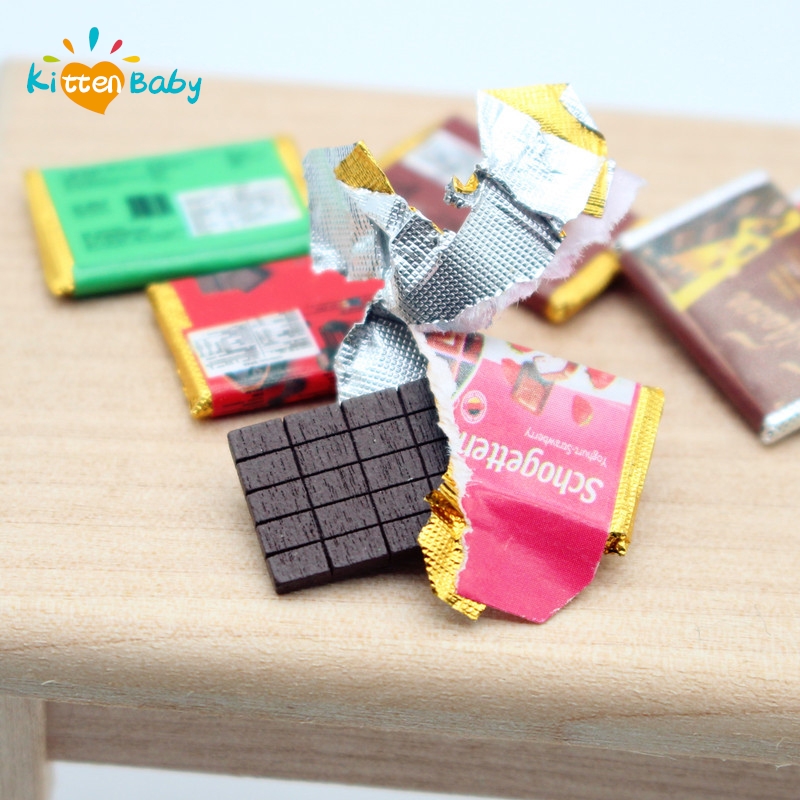 Food Snacks Candy - 1/12 Miniature Dollhouse Mini Chocolate Bar