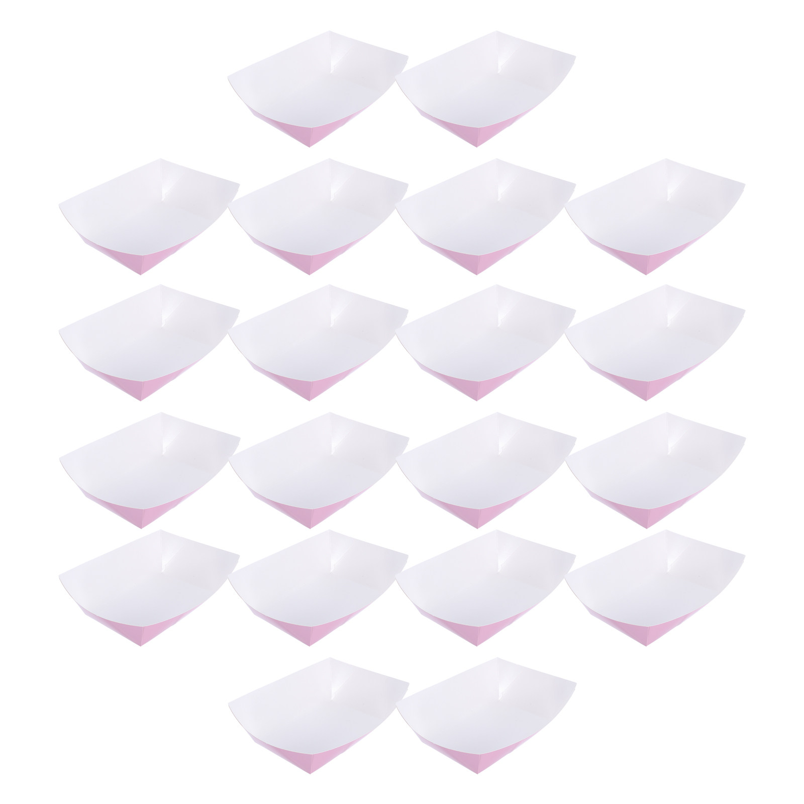 Food Snacks For Party - 60 pcs Paper Food Disposable Tray