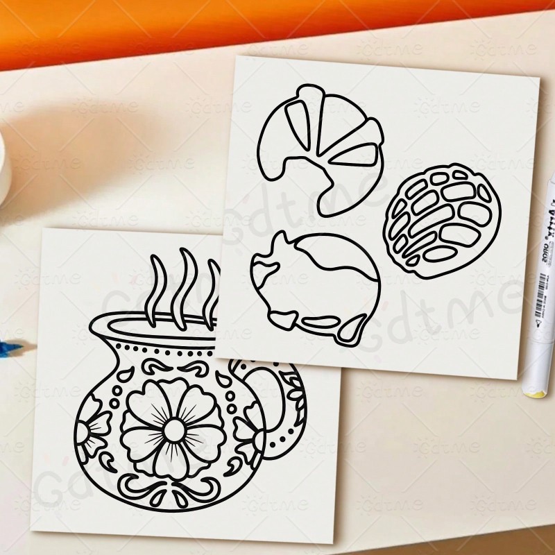 Bold Easy Mexican Treats Color - Food Y Snacks Coloring Book ulasan dan harga