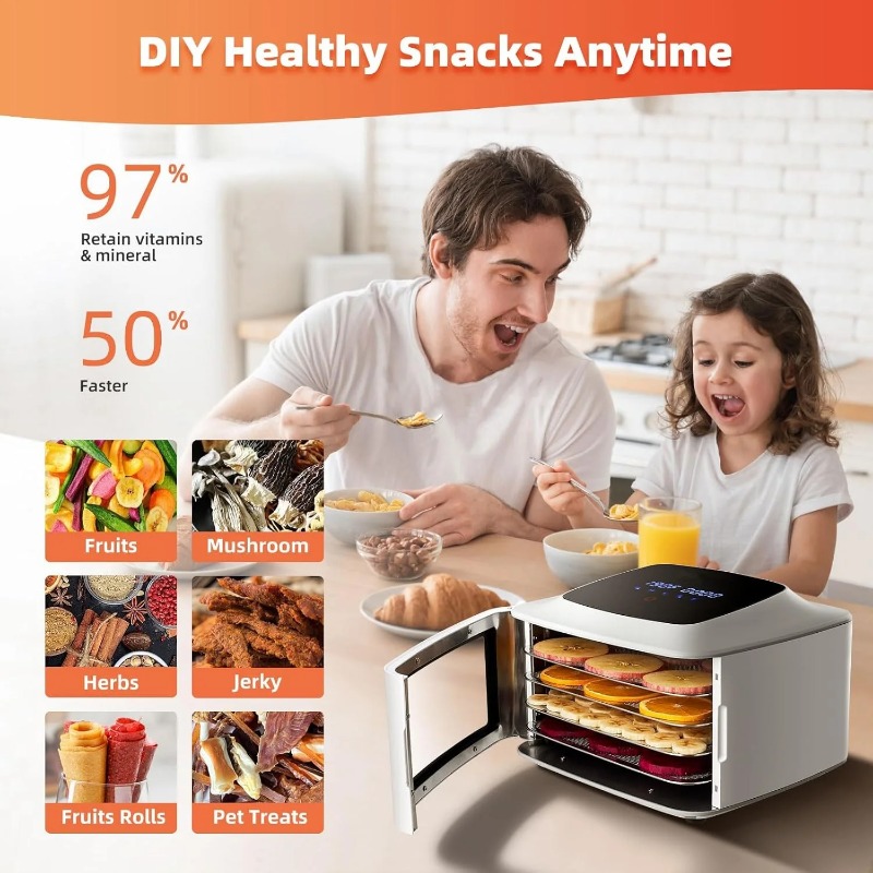 Digital Food Dehydrator - 4-Tr - Food Dehydrator Snacks ulasan dan harga