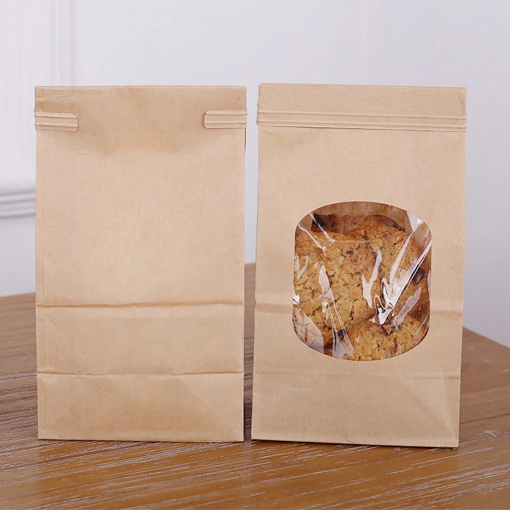 10Pcs Bakery Bags, Window Seal - Food Snacks For Party ulasan dan harga