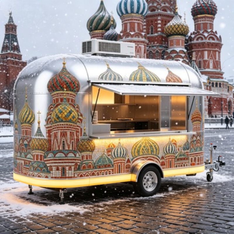 Mini Ice Cream Truck Food Cart - Food Snacks Delivery ulasan dan harga