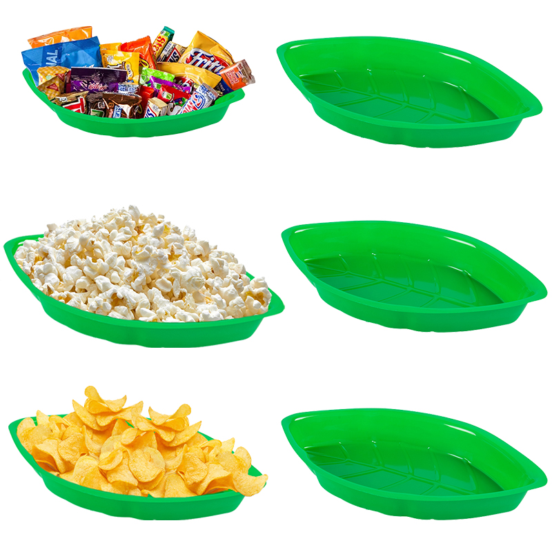 6pcs Palm Leaf Shape Food Reus - Food Snacks Candy ulasan dan harga