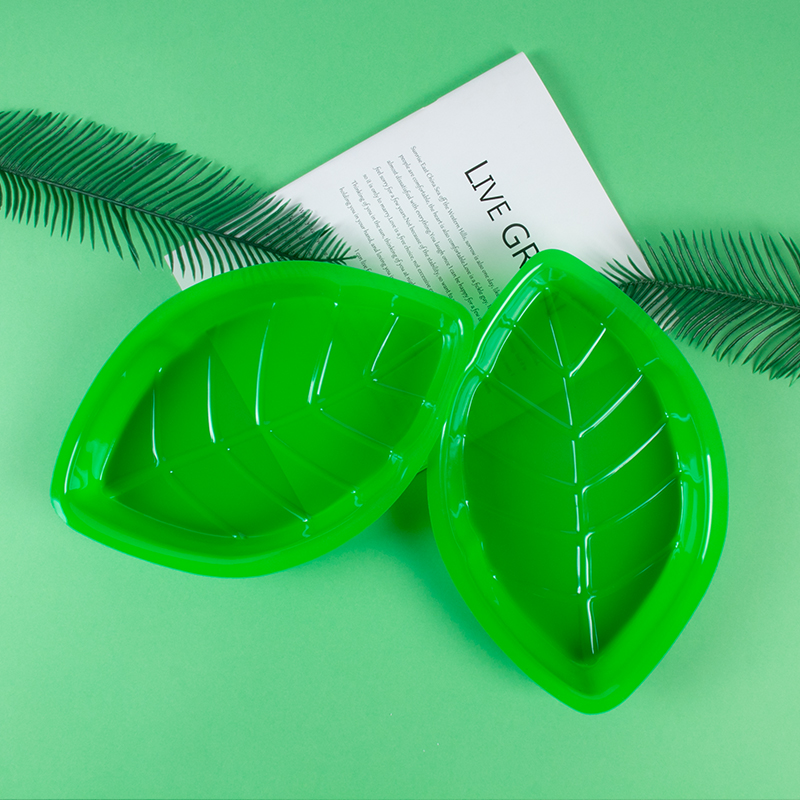 6pcs Palm Leaf Shape Food Reus - Food Snacks Candy ulasan dan harga
