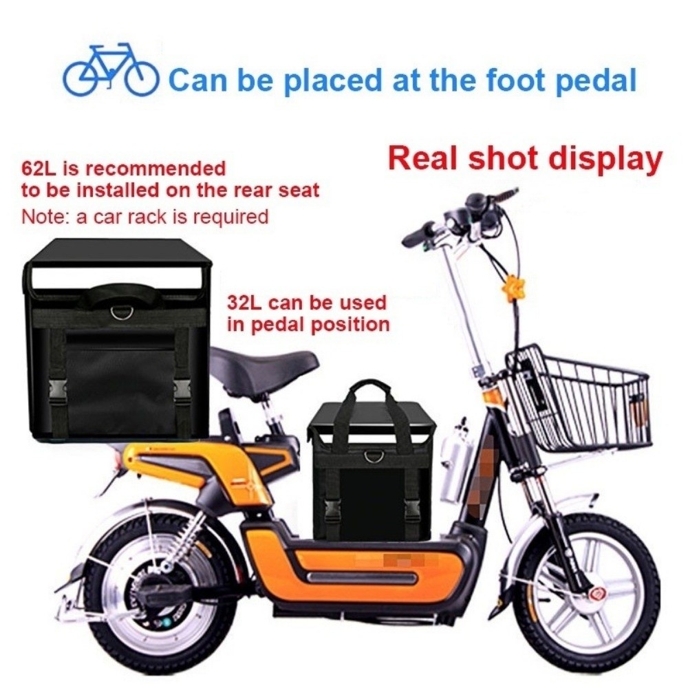 Waterproof Food Delivery Bag 3 - Food Snacks Delivery ulasan dan harga