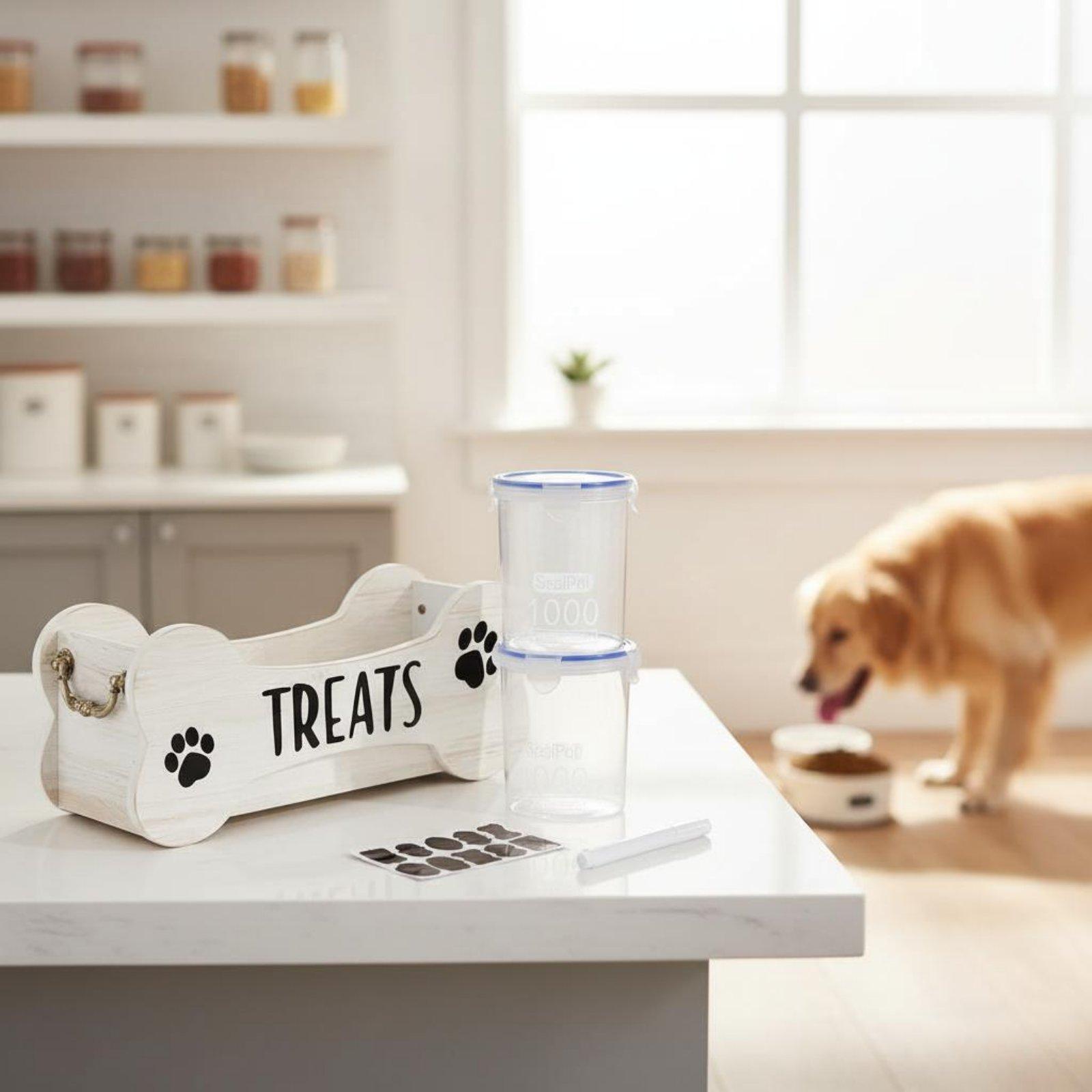 Large Capacity Pet Snack Jar w - Food Dehydrator Snacks ulasan dan harga