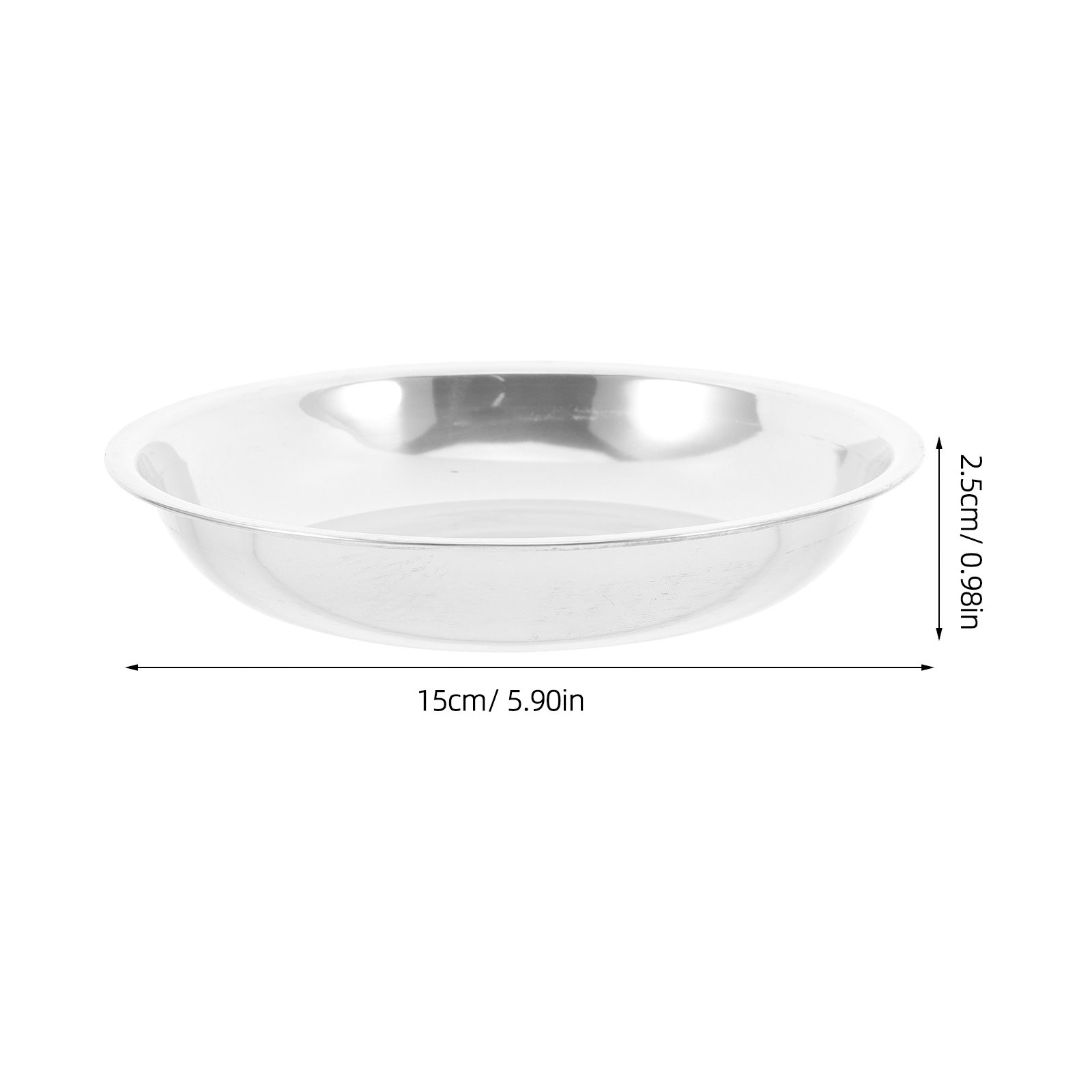 6Pcs Stainless Steel Bbq Plate - Food Snacks For Party ulasan dan harga