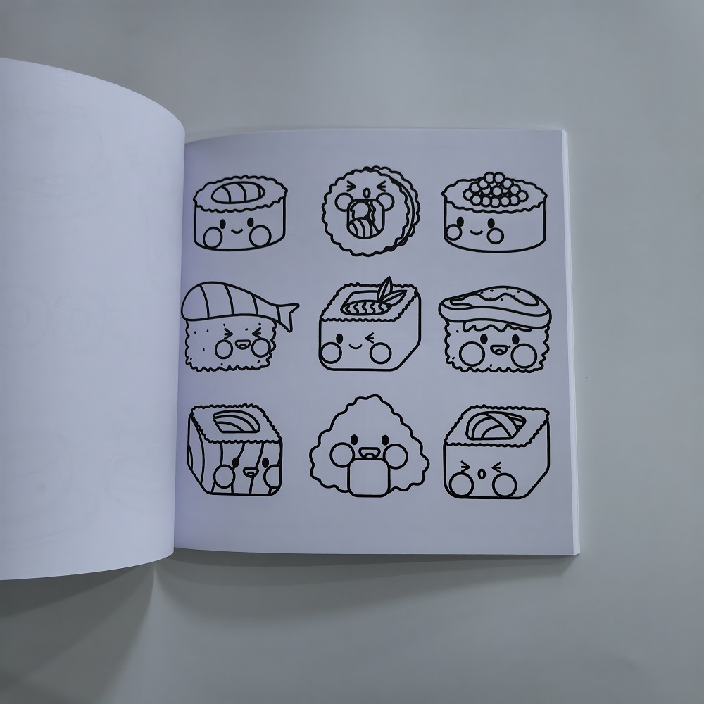 Food Drink & Sweets Easy-bold  - Food Y Snacks Coloring Book ulasan dan harga