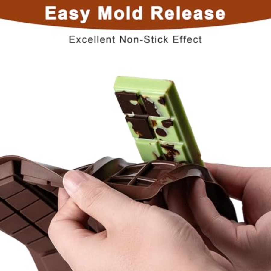 Chocolate Bar Mold Non-Stick C - Food Snacks Candy ulasan dan harga