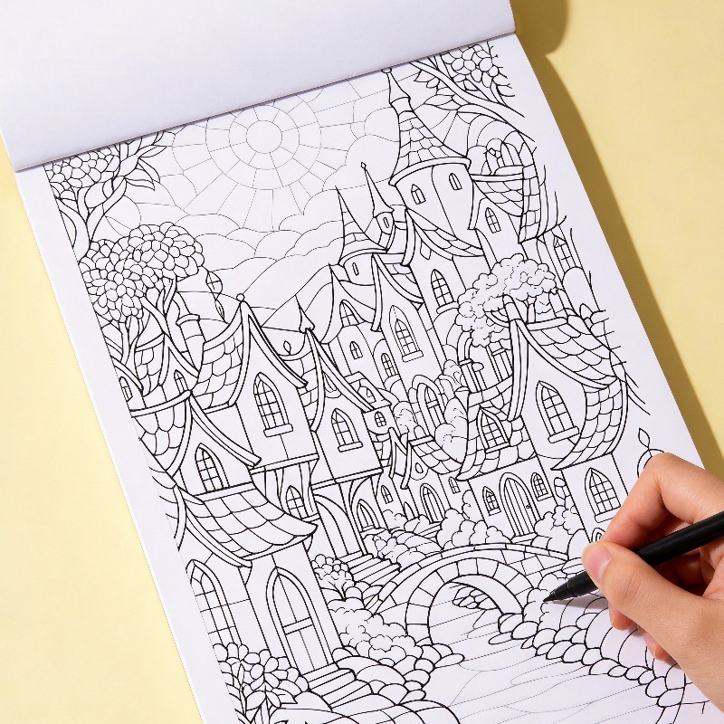 An Adult Decompression and Med - Food Y Snacks Coloring Book ulasan dan harga