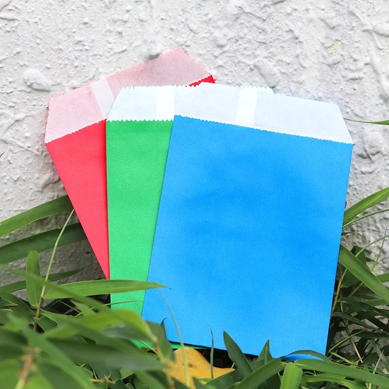 50/100pcs color Gift Kraft Pap - Food Snacks For Party ulasan dan harga
