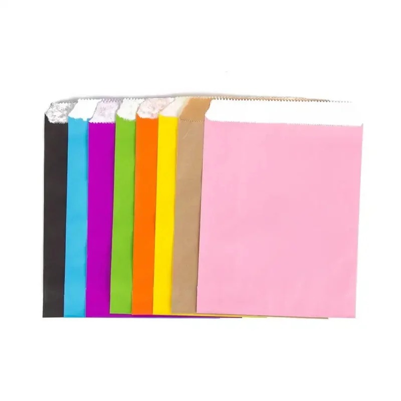 50/100pcs color Gift Kraft Pap - Food Snacks For Party ulasan dan harga