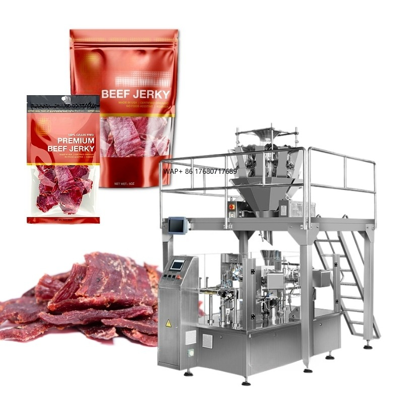 Automatic Standing up Pouch Zi - Jerky Beef Pack ulasan dan harga
