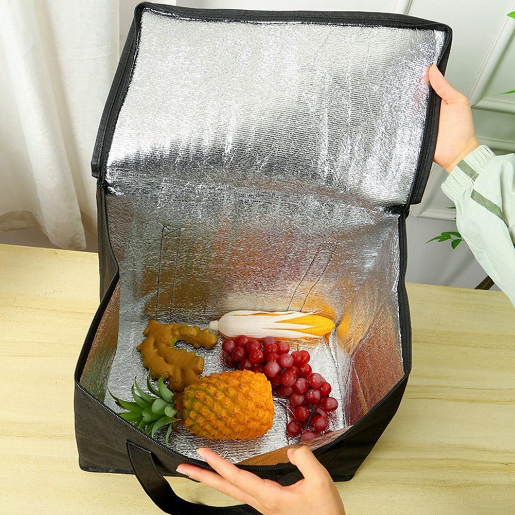Reusable Insulated Food Bag, P - Food Snacks Delivery ulasan dan harga