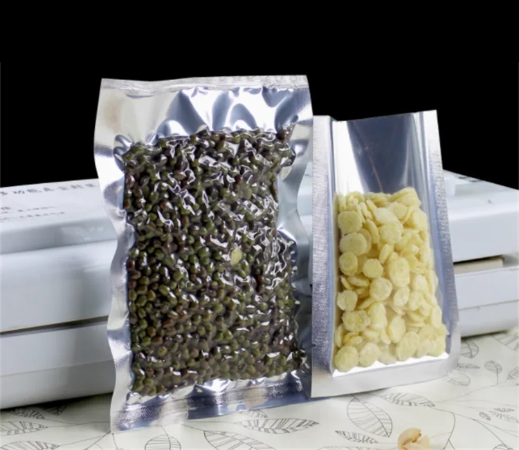 100 Pack Silver Glossy Flat Po - Food Snacks For Party ulasan dan harga
